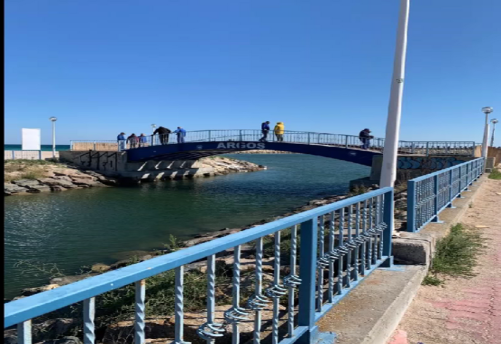 VIDEO Podeț pietonal din Costinești, reabilitat