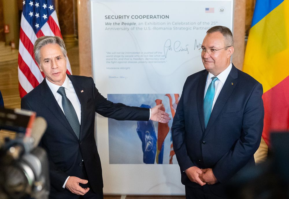 Șeful diplomației americane, Anthony Blinken, mesaj de forță de la București: Marea Neagră, componentă critică a apărării NATO