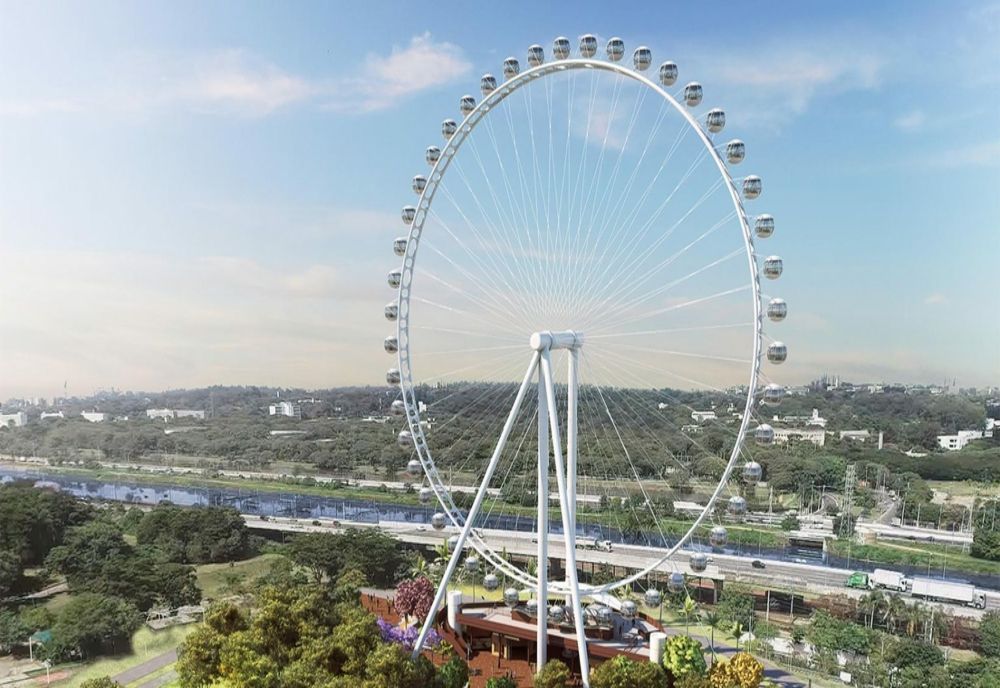 În Sao Paulo s-a deschis cea mai mare roată panoramică din America Latină