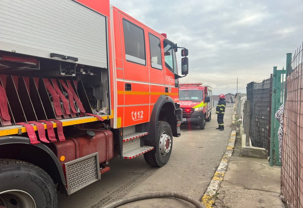 Incendiu în Valu lui Traian