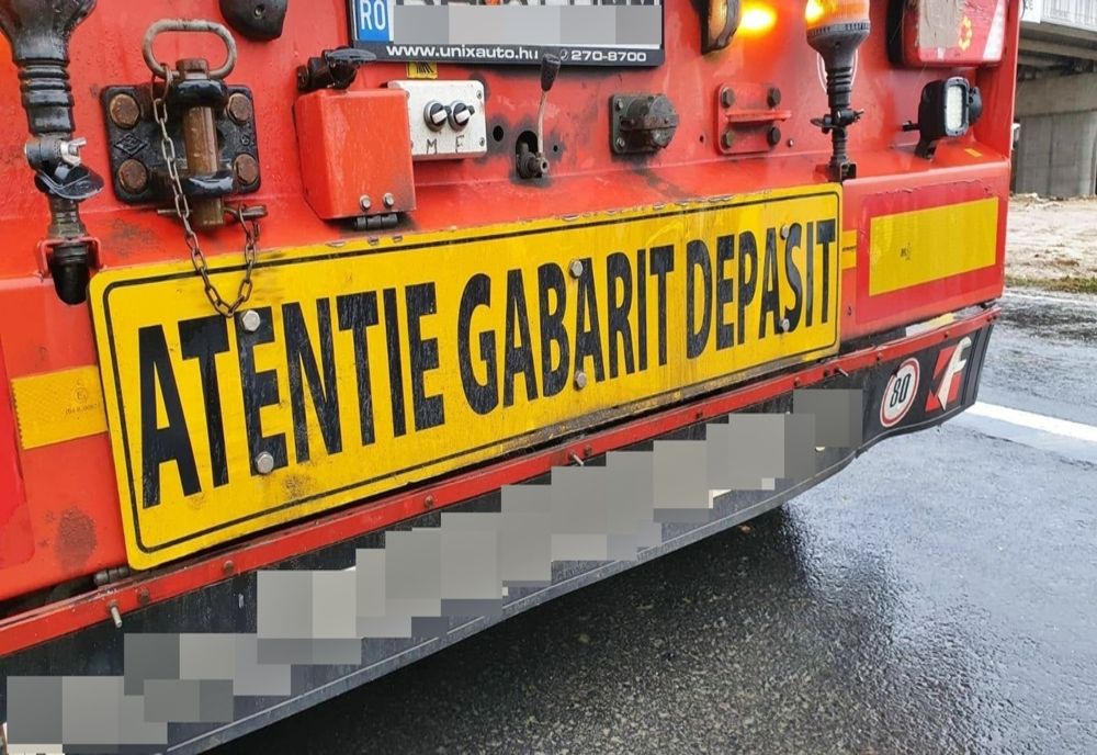 Atenție, șoferi! Transport agabaritic pe ruta A1- Agigea Port