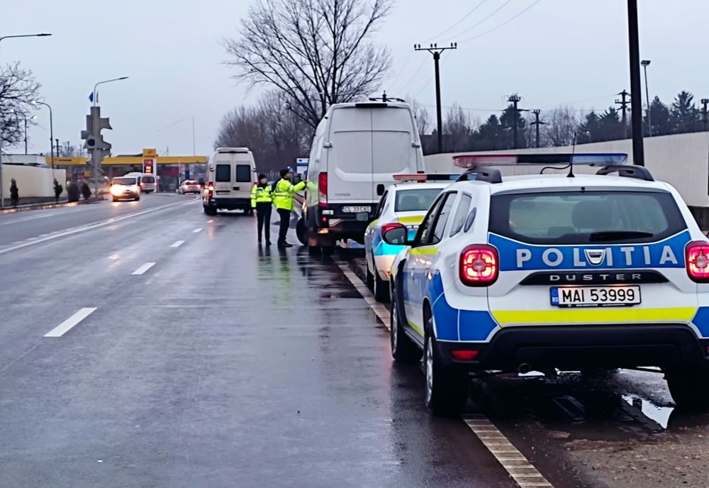 Razie de amploare a polițiștilor. Amenzi și permise suspendate