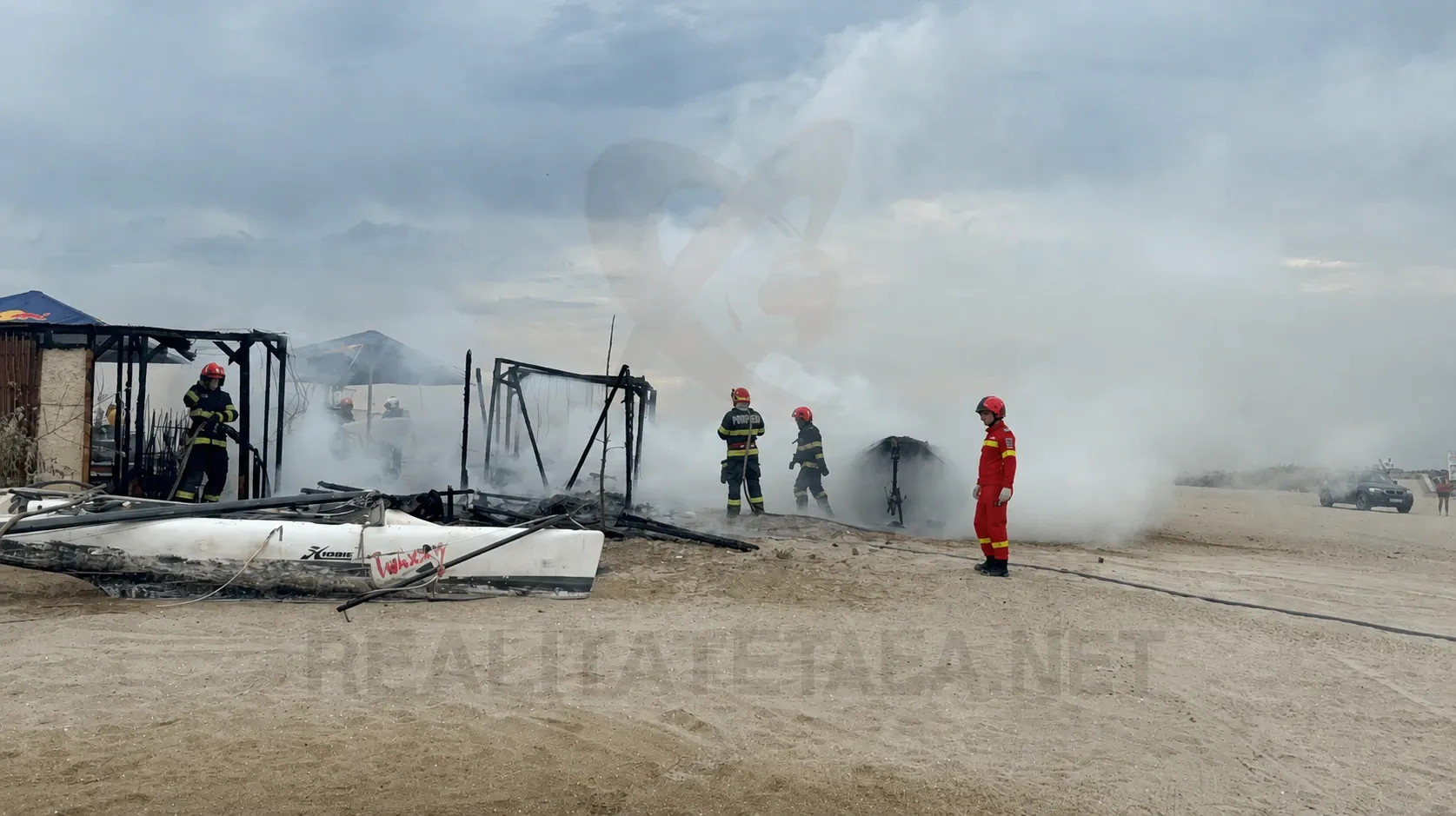 Incendiu în Constanța