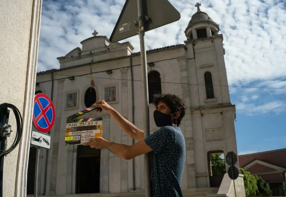 FOTO VIDEO| Constanța, platou de filmare