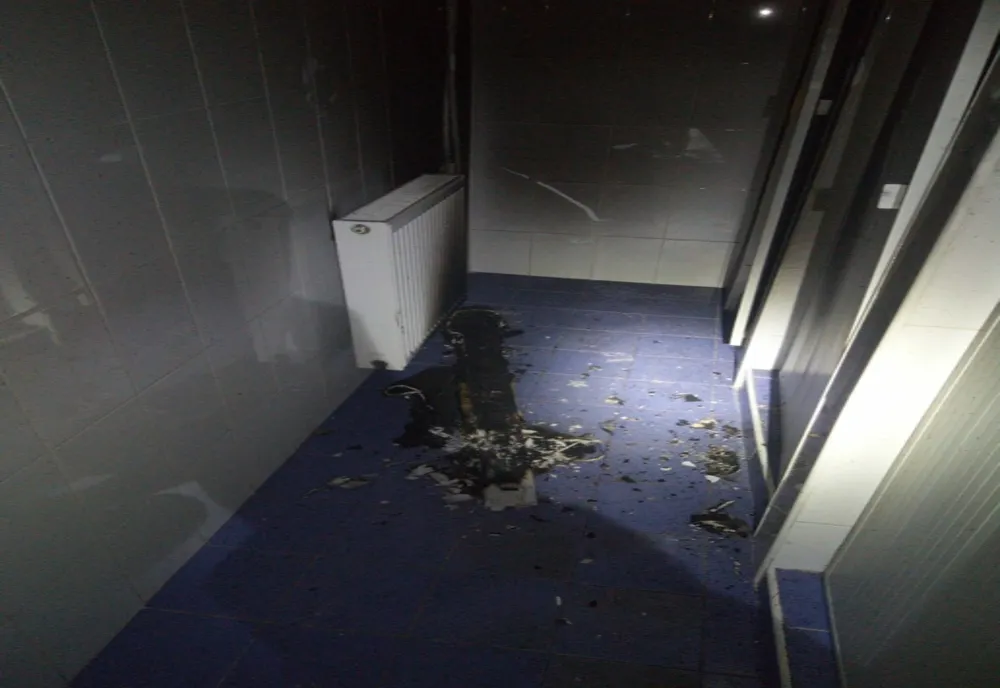 FOTO | Incendiu la Spitalul CFR din Cluj! Trei pacienți au fost evacuați 