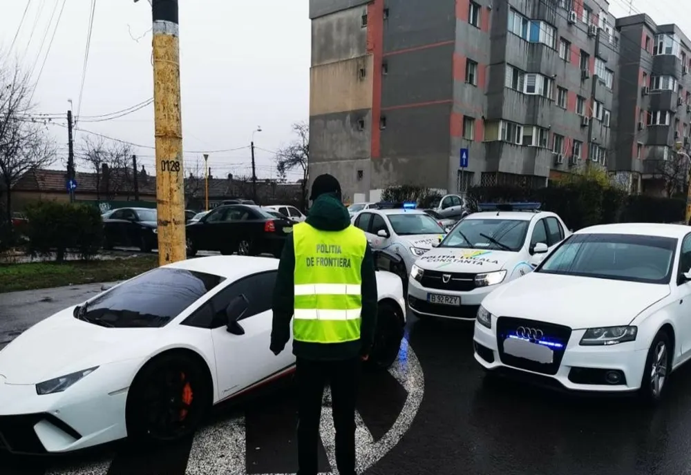 Lamborghini furat în Germania, găsit în Constanța