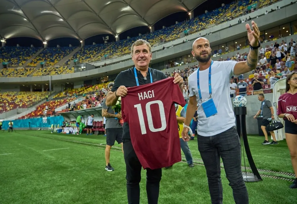 Gheorghe Hagi, cadou din partea rapidiştilor