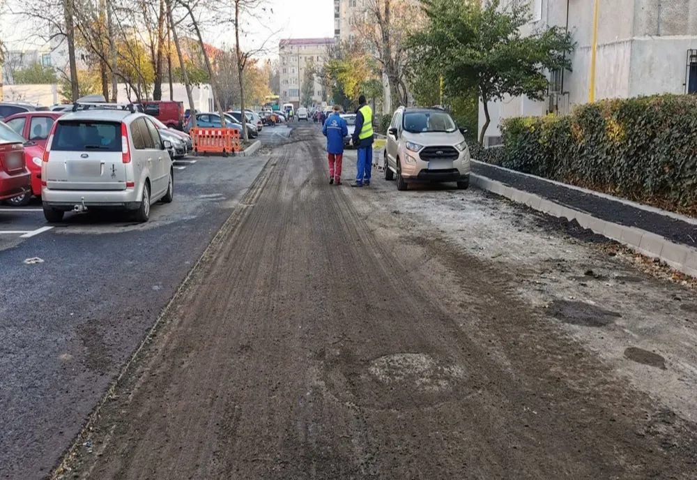 Se recondiționează carosabilul în km 4-5 Traficul rutier restricționat