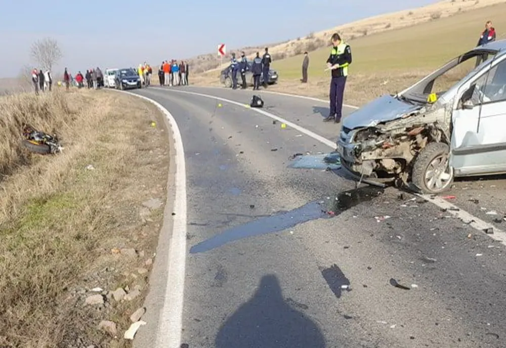 Motociclist mort în urma unui teribil accident în județul Tulcea