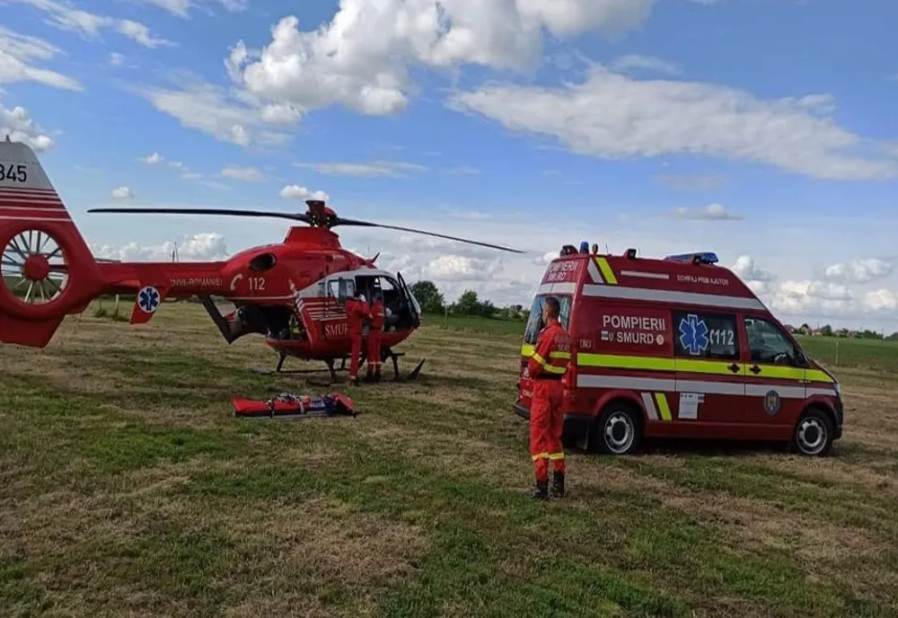 Cascadorie pe șosea: trei persoane au ajuns la spital