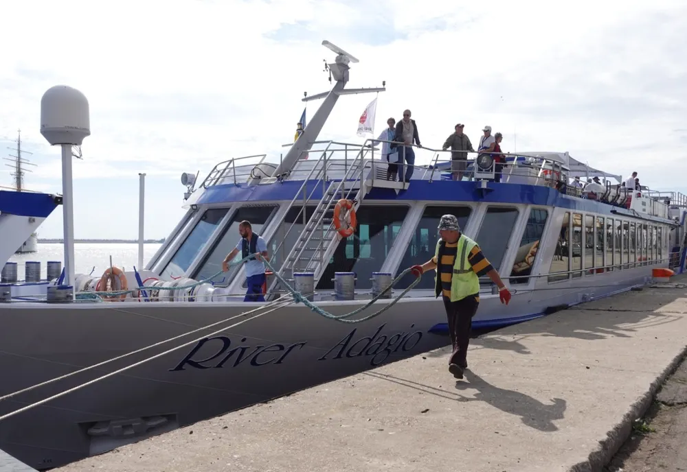 Nava de croazieră River Adagio a acostat în Portul Constanța