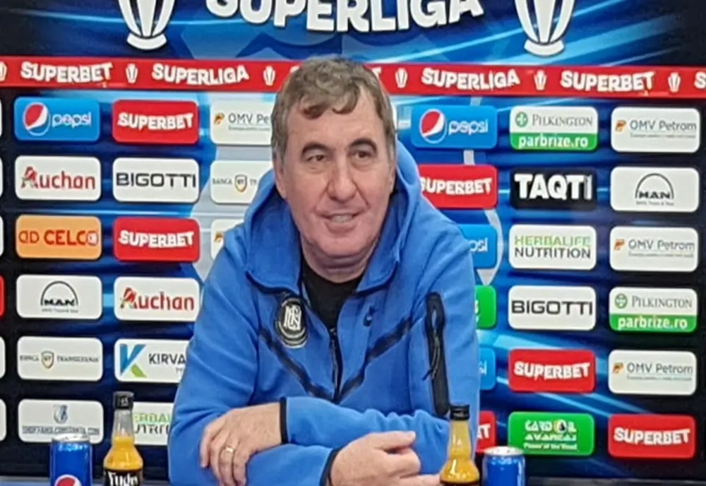 VIDEO Hagi după meciul cu FC Argeș - Important că nu am primit gol, dar păcat că nu am marcat pentru a câștiga