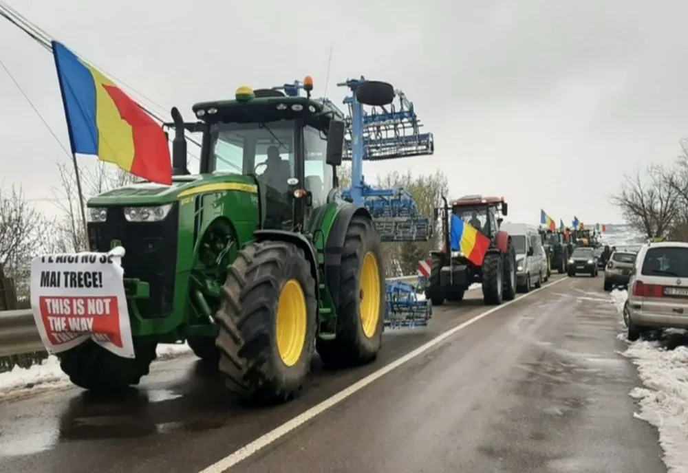 Protestele fermierilor și transportatorilor se extind și în vestul țării
