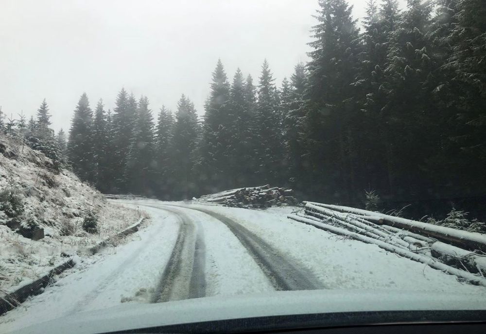 E iarnă în toată regula în Bucegi