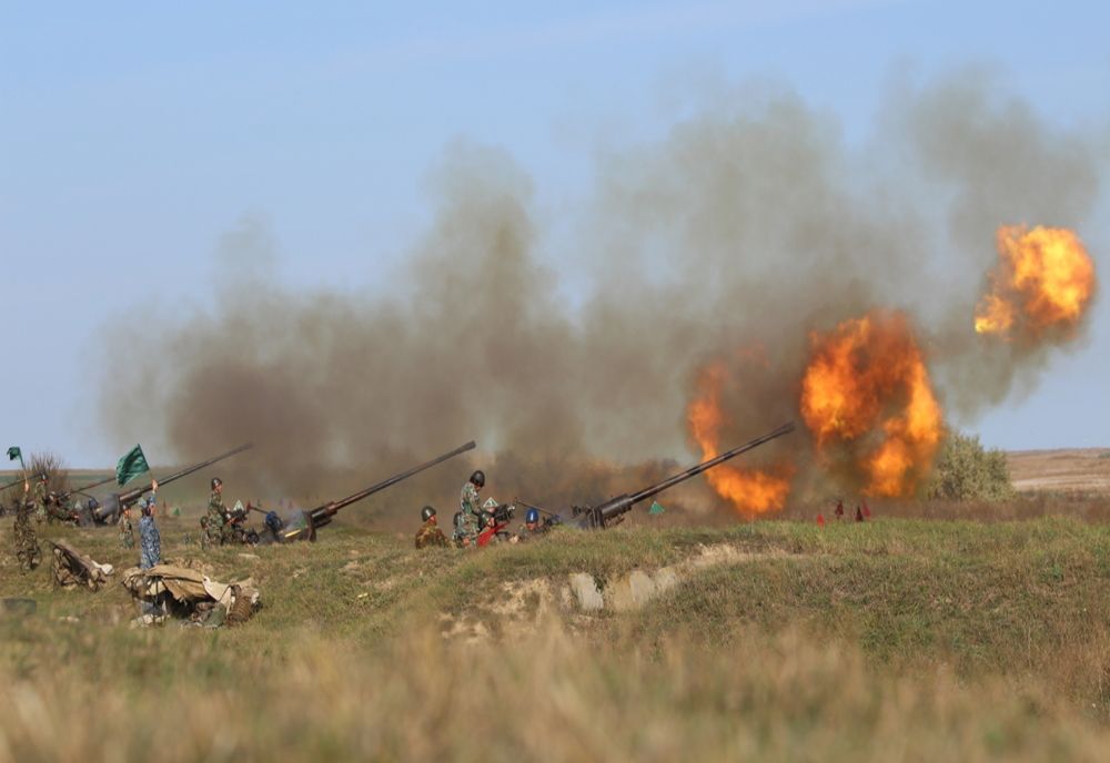 Țintă nimicită! Militarii din Republica Moldova s-au antrenat in Poligonul de Trageri de la Capu Midia