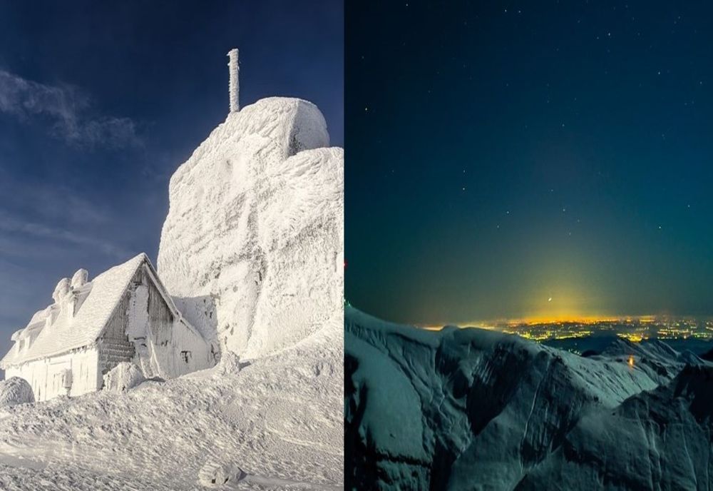 Imaginea zilei. Cabana Omu (2507m) de nerecunoscut