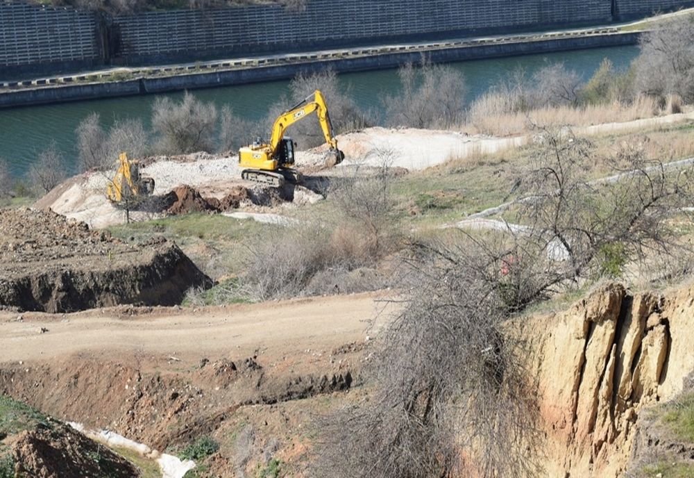 FOTO| Cumpăna. Reluarea lucrărilor la malul stâng al canalului Dunăre – Marea Neagră
