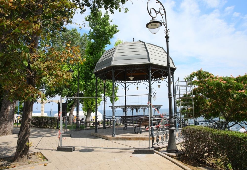 Lucrări pe faleza Cazinoului