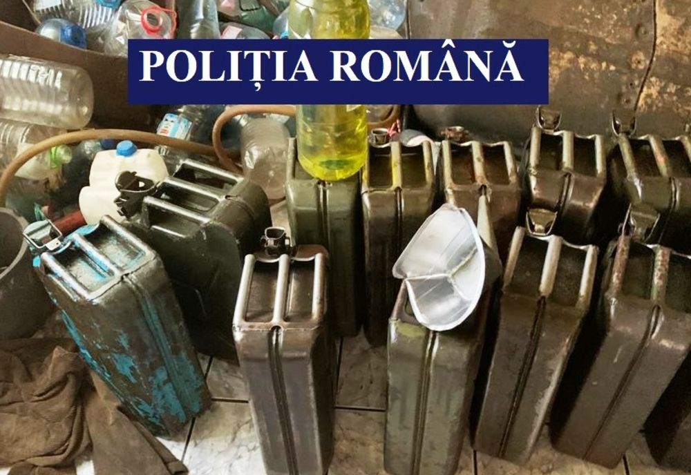 Percheziții la hoții de combustibil. Opt persoane arestate