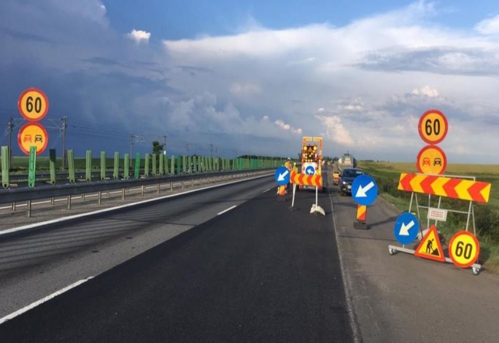 Atenție, șoferi! Lucări pe Autostrada București - Constanța