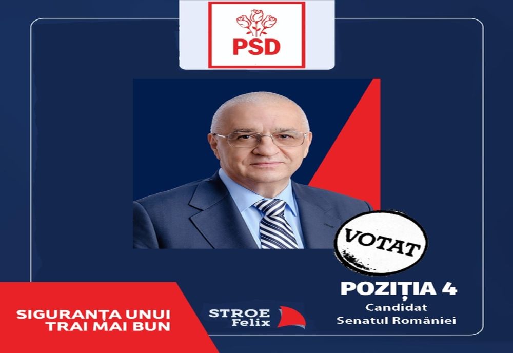 Stroe Felix, candidat PSD la Senatul României: „Partidul Social Democrat este într-adevăr partidul oamenilor care muncesc și trudesc din greu pentru veniturile familiile lor!”