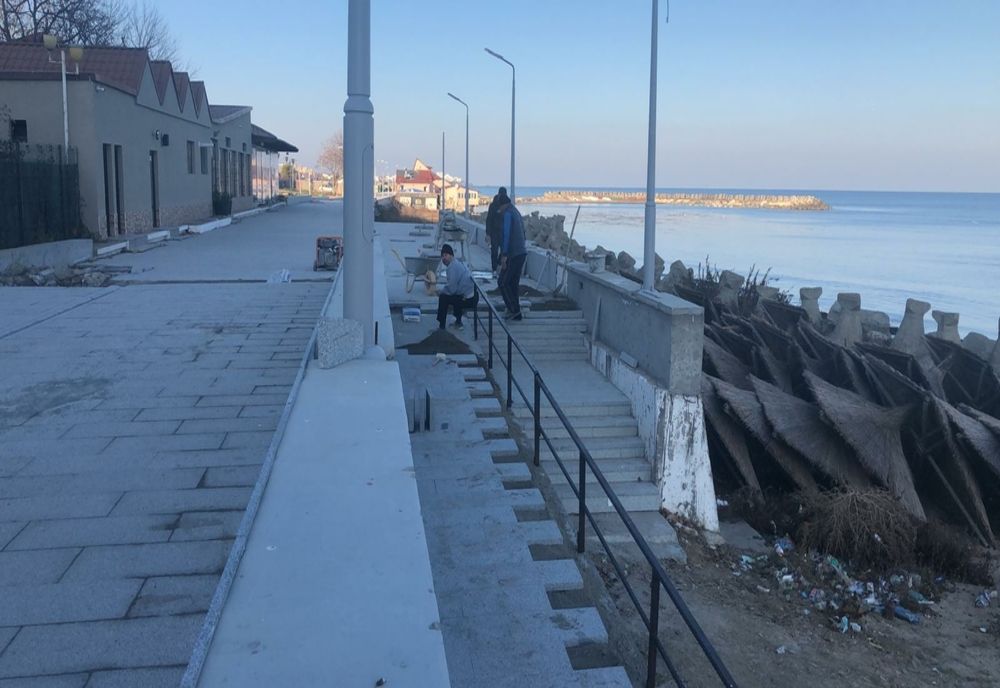 Faleza Mangalia-Saturn modernizată cu bani europeni