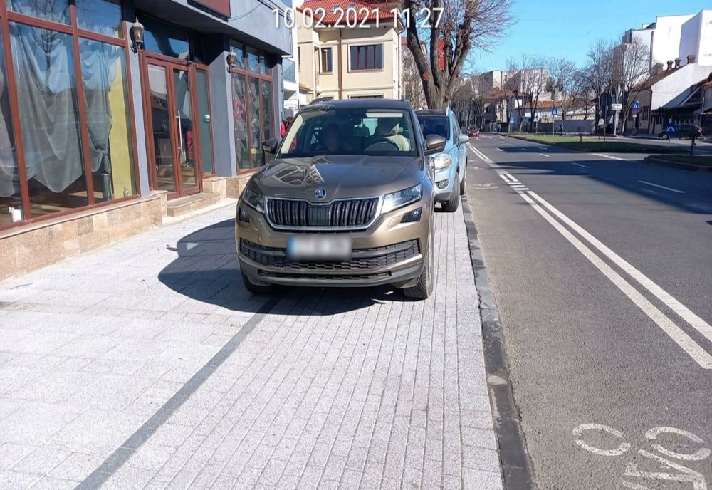 90 de amenzi date de polițiștii locali pentru oprire și staționare neregulamentară