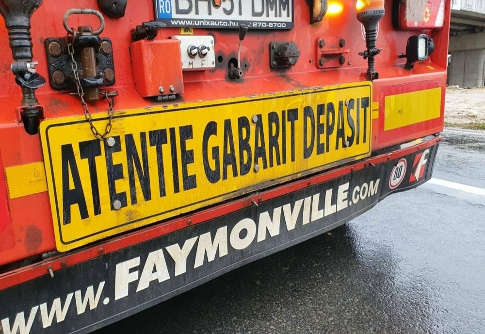 Atenție, șoferi! Transport agabaritic pe ruta Nădlac PTF (județul Arad) - DN2A Mihail Kogălniceanu (județul Constanța)