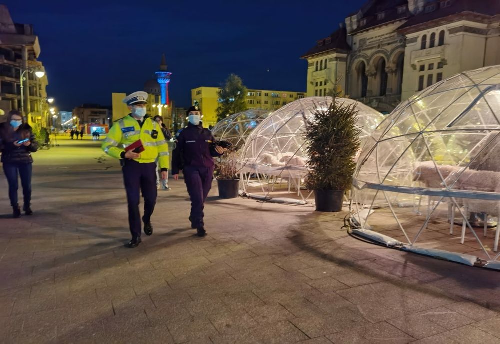 VIDEO FOTO  Administratorii a patru restaurante  amendați pentru că pentru că serveau clienţii în spaţii închise
