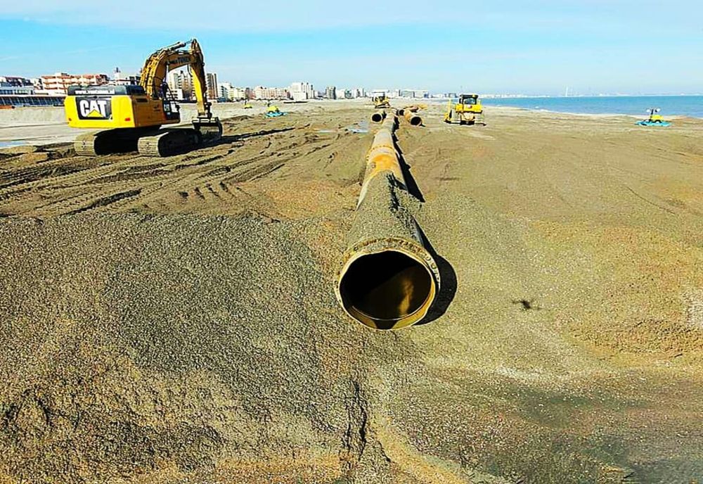 Descoperire arheologică în zona de lărgire a plajelor din Constanța. Lucrările au fost oprite