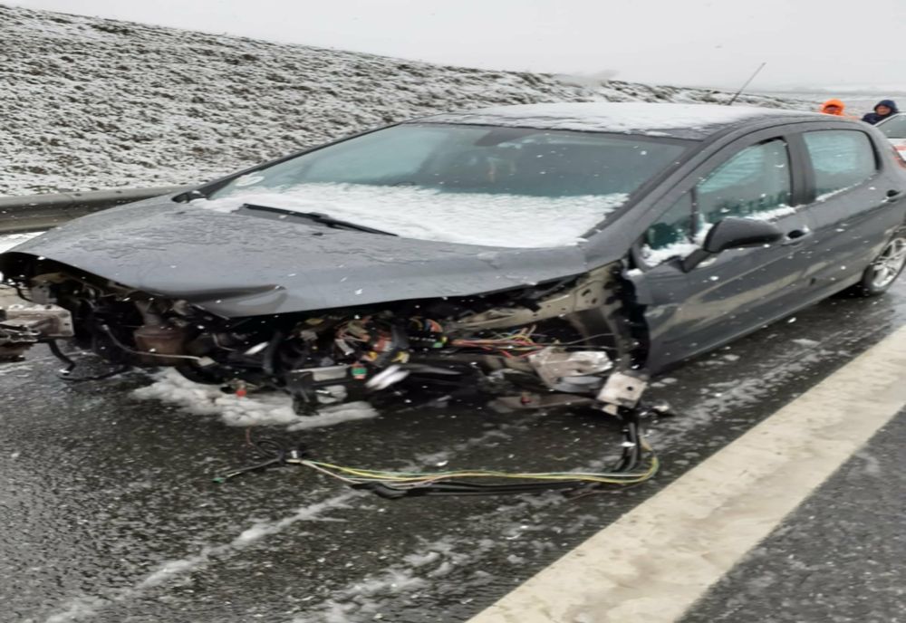 FOTO Accident rutier pe Autostrada București - Constanța