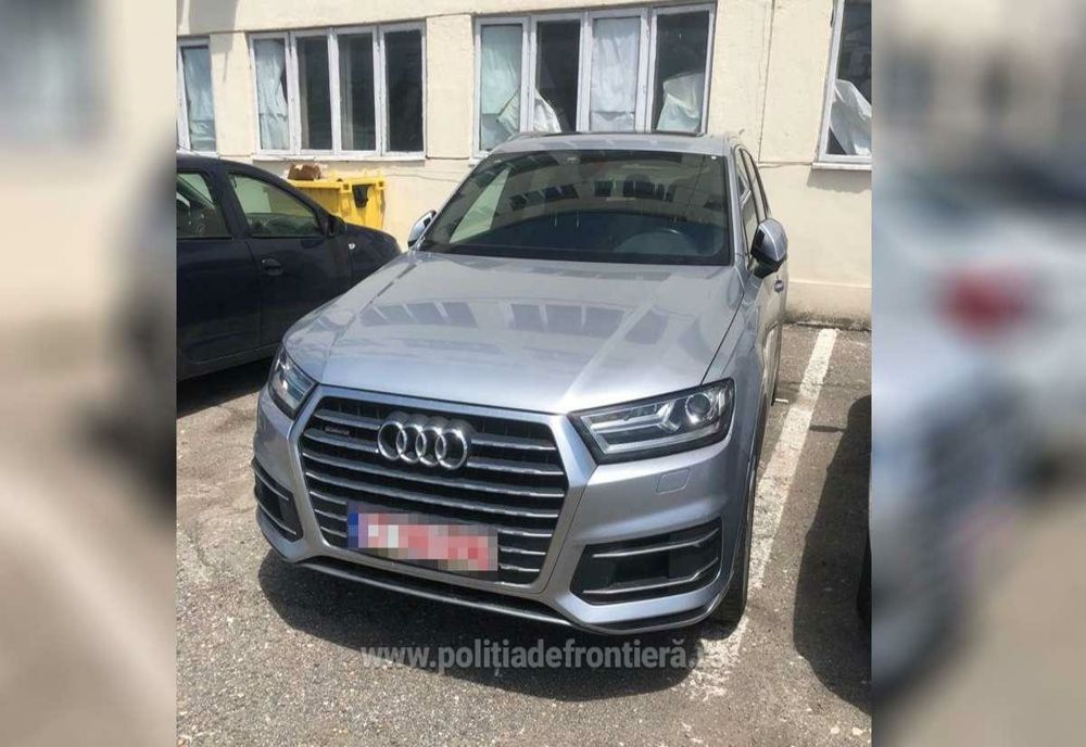 Audi Q7 furat în Italia, descoperit de poliţiştii de frontieră constănţeni