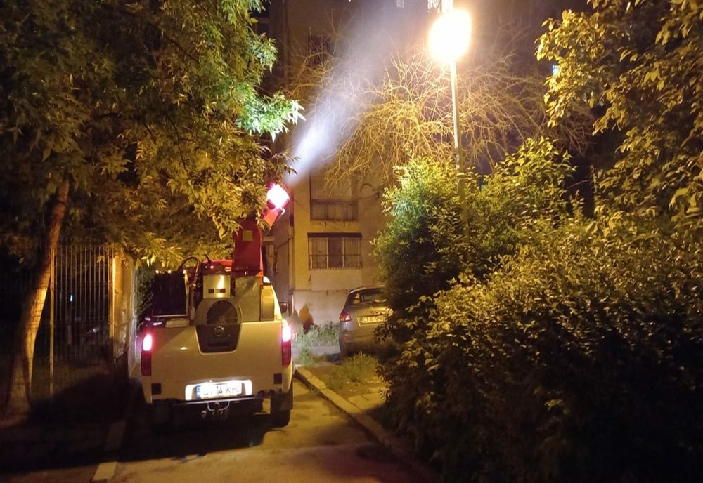 A început  stropirea copacilor împotriva dăunătorilor la Constanța