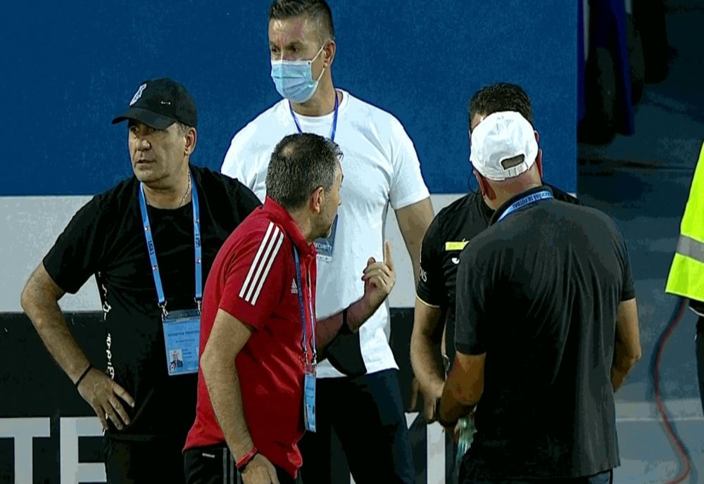 Sancțiuni după Farul-Sepsi. Antrenorii Gheorghe Hagi şi Leo Grozavu, suspendați și amendați