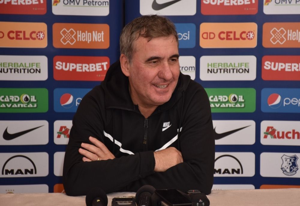 VIDEO Gheorghe Hagi înaintea meciului cu Sepsi: "Suntem în formă, suntem încrezători și vrem să producem rezultate și să terminăm anul foarte bine!"