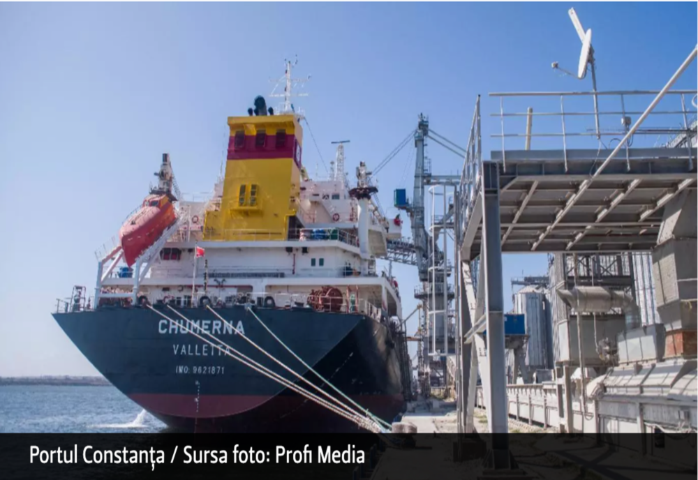 80.000 de tone de cereale din Ucraina au ajuns în Portul Constanța. Anunțul autorităților