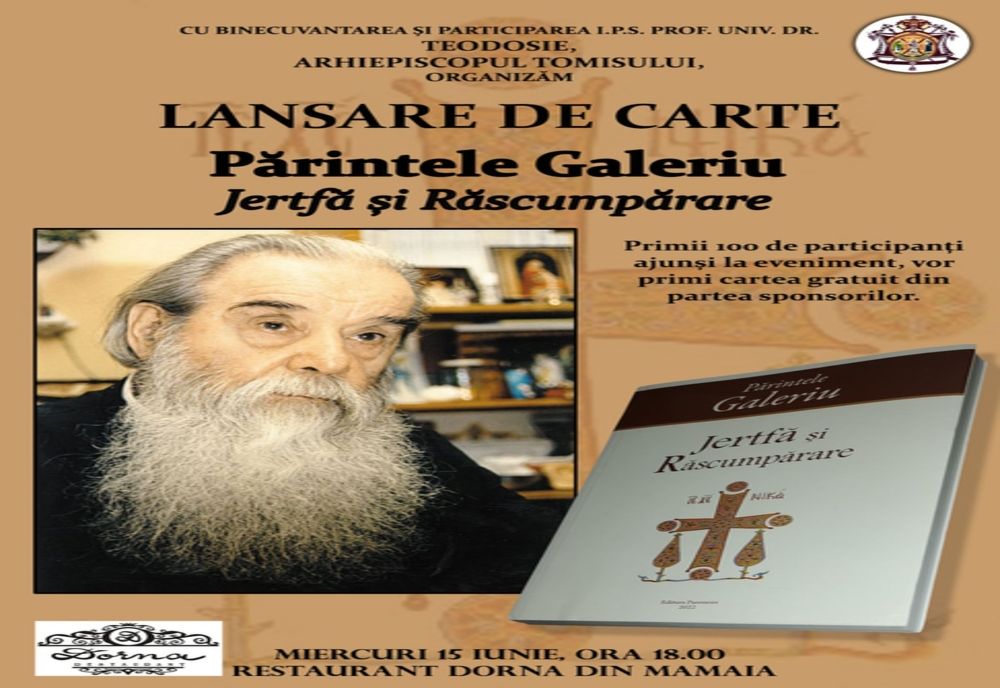 Teza de doctorat a părintelui Constantin Galeriu va fi re-publicată la Constanța