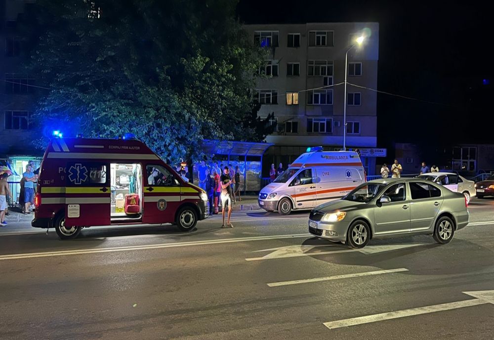 VIDEO Accident pe podul rutier din Medgidia. Doi răniți