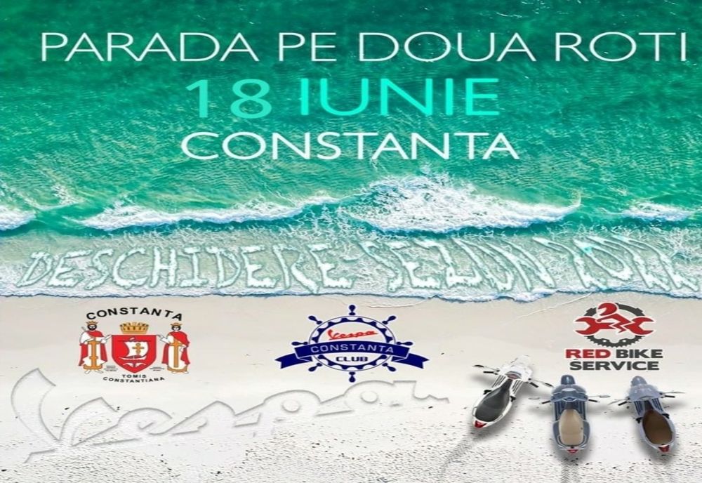 Paradă pe două roți – deschidere de Sezon Vespa, pe litoral