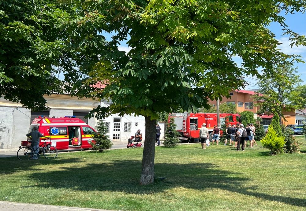 Incendiu casă în Medgidia