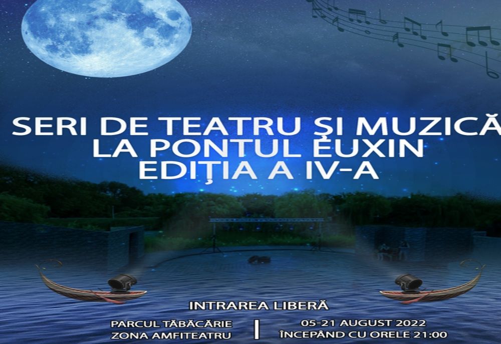  Seri de Teatru și Muzică la Pontul Euxin. Programul spectacolelor