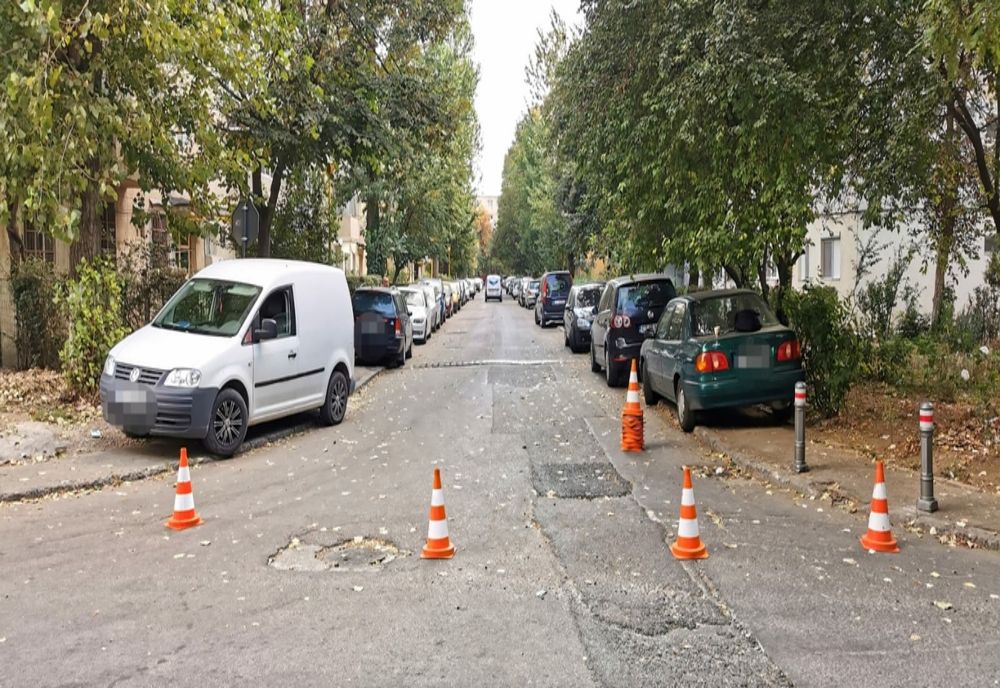 Atenție, șoferi! Au început lucrările de frezare pe strada Arcului din cartierul Km 4-5 