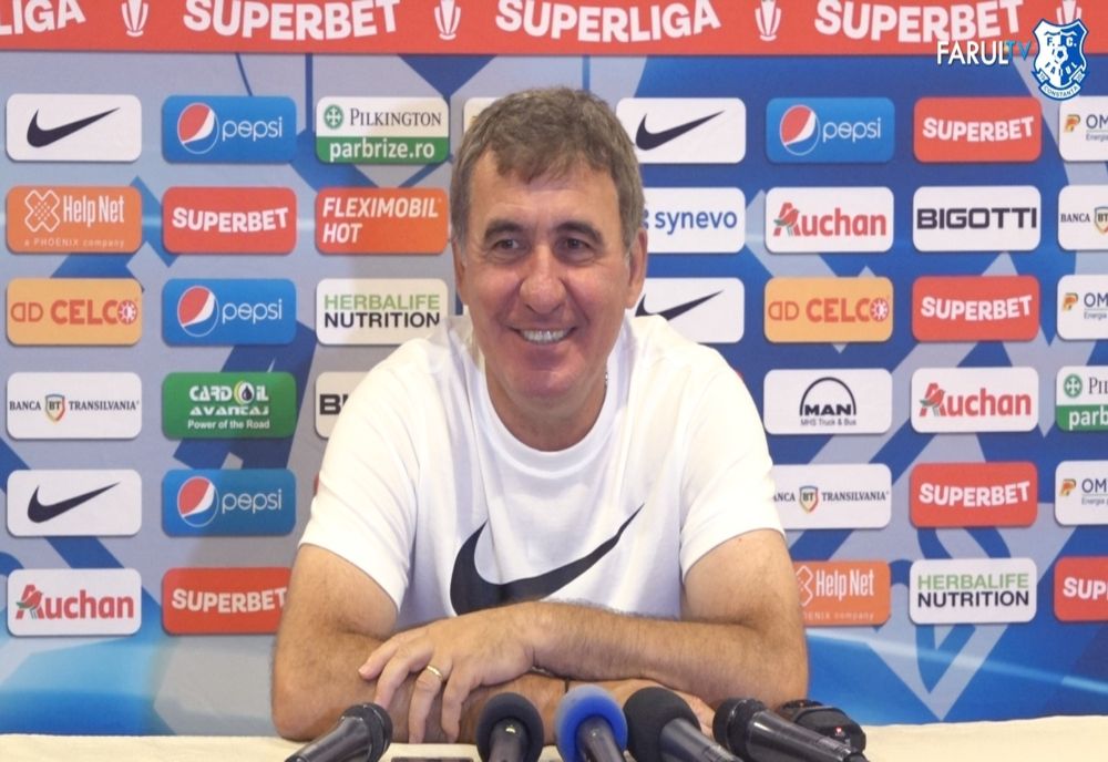 Hagi înaintea meciului cu UTA Arad:"Trebuie să continuăm pe aceeași linie și să câștigăm."  