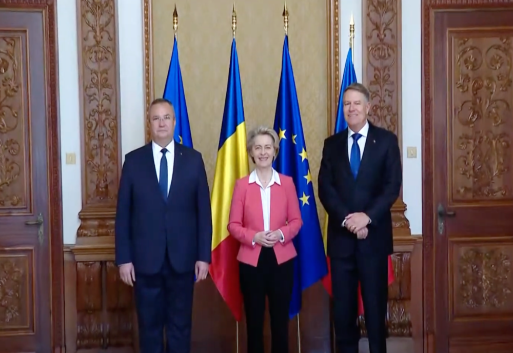 Klaus Iohannis și Nicolae Ciucă, față în față cu Ursula von der Leyen, la București - Acord crucial în energie pentru România