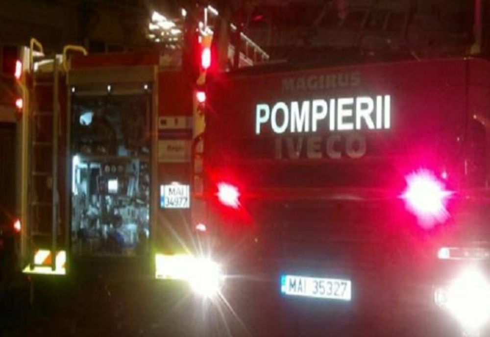 Incendiu locomotivă la Capul Midia