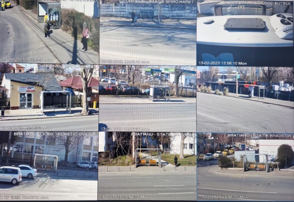 Zeci de camere de supraveghere montate în stațiile de autobuz și în preajma locurilor de joacă din Constanța