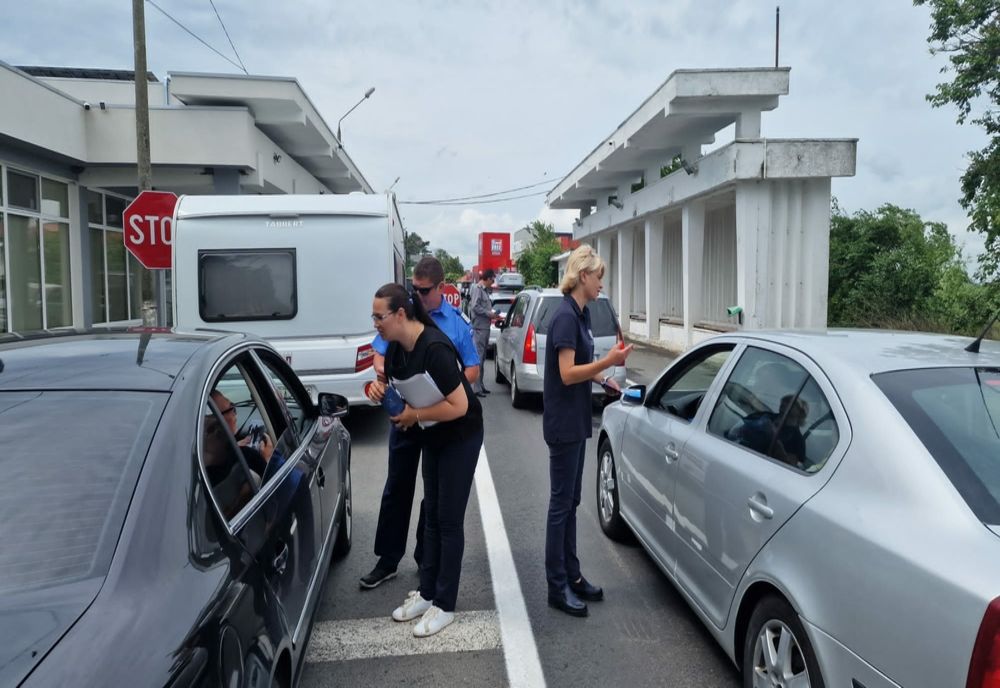 Aglomerație la intrarea în țară, dinspre Bulgaria. Recomandările polițiștilor de frontieră