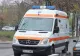 Furtună violentă în Târgoviște: acoperiș smuls de vânt a lovit o persoană pe stradă
