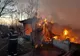 Case distruse de un incendiu la Făclia; zeci de persoane s-au autoevacuat