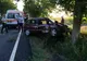 FOTO|Un bărbat a intrat cu mașina în copac pe o șosea din Constanța. Un mort și doi răniți